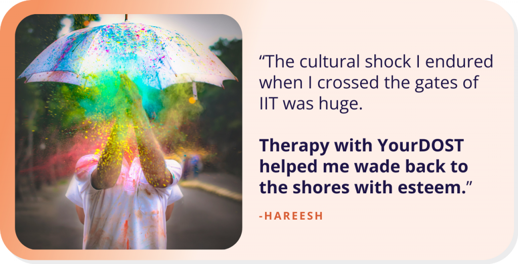 Cushioning The Blow of Cultural Shock with Therapy: Hareesh’s Story of Healing