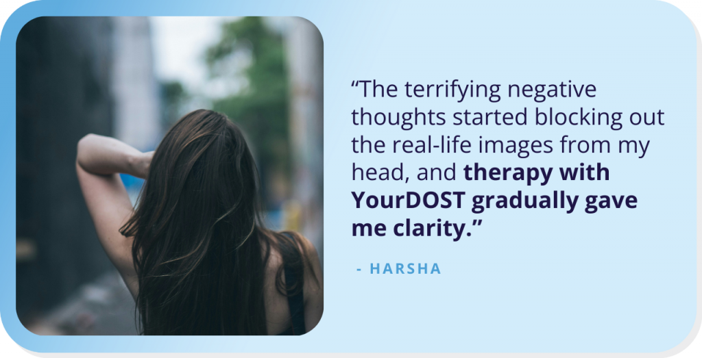 Slashing Down The Negative Thoughts with The Sword Of Therapy: Harsha’s Battle of Life