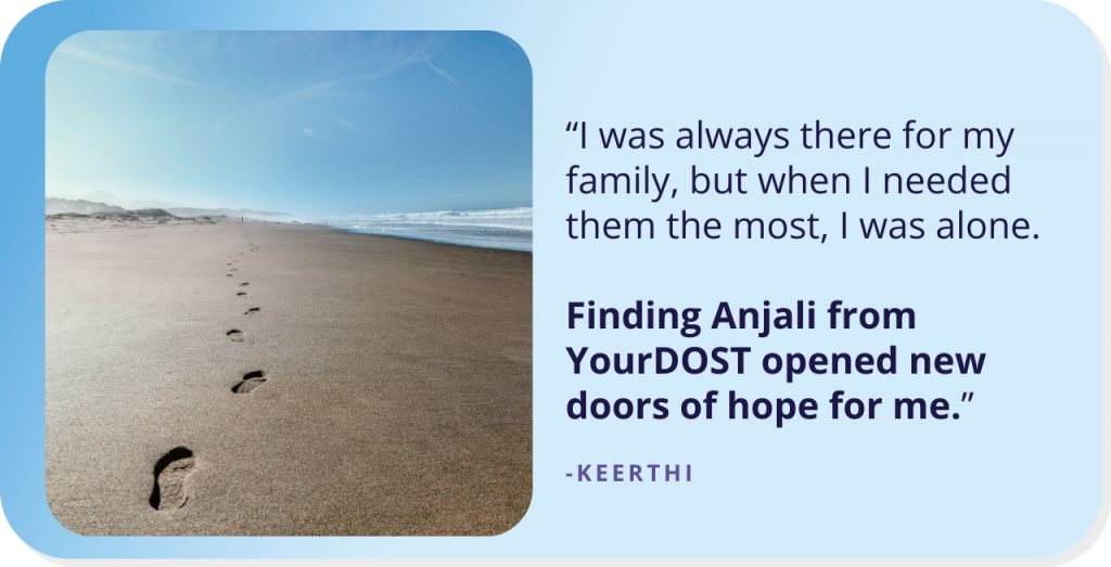 Building The Bridges of Self-Worth with Therapy: Keerthi’s Story of Determination