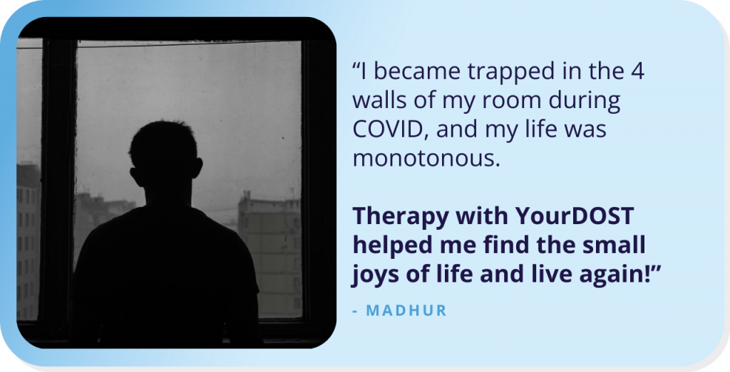 Madhur’s Story of Emerging Out of the Cage of Life and Spreading The Wings with Therapy