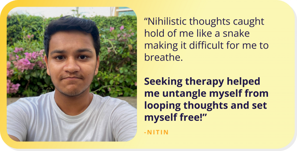 Setting Himself Free From The Clutches of Negativity: Nitin’s Story of Healing with Therapy