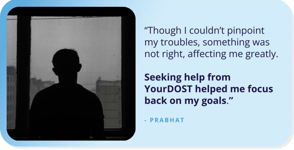 Prabhat’s Story of Clearing up The Fog and Focusing on The Goals with Therapy