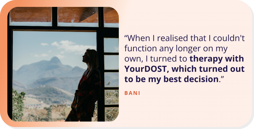 Cracking the Loop of Thoughts from Within: Bani’s Story of Therapy