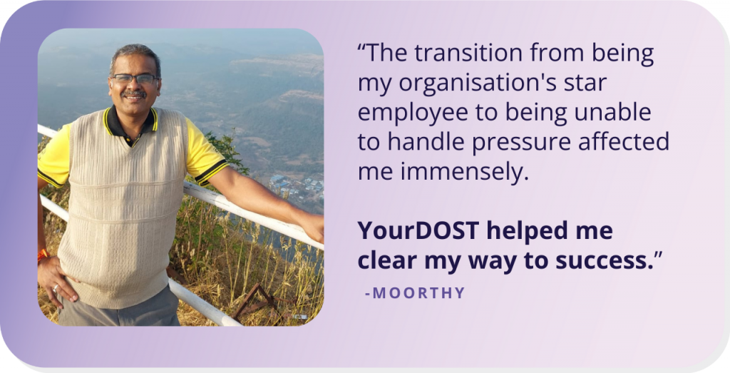Rising from the Shadows: Moorthy’s Journey with Therapy
