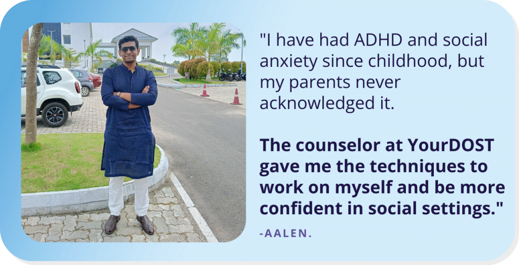Aalen’s Journey Of Breaking The Barriers Of Social Anxiety With Therapy