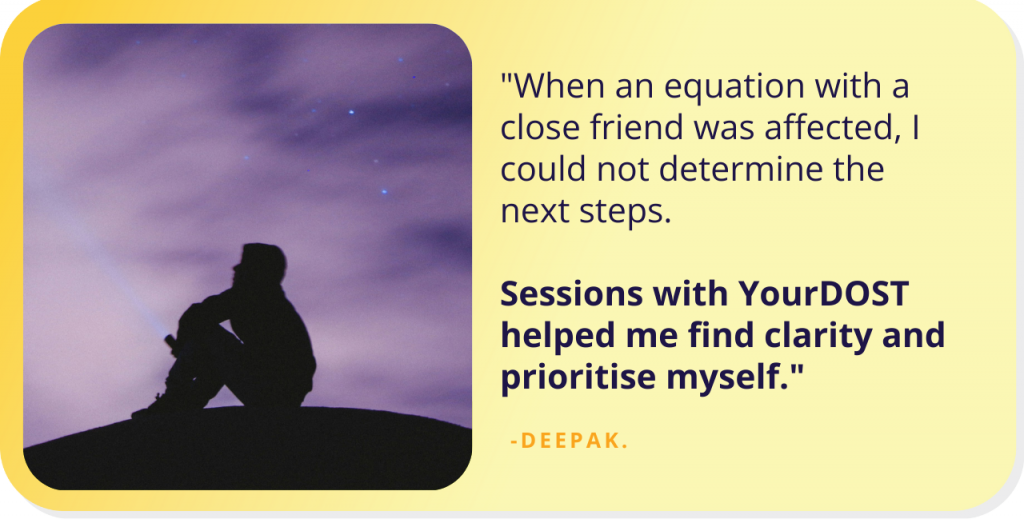 Deepak’s Story of Breaking Free from Emotional Struggles Through Therapy