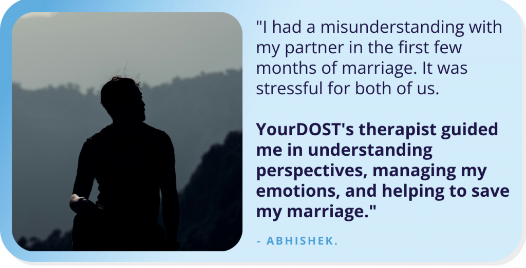 Abhishek’s Journey Of Salvaging His Marriage With Counseling