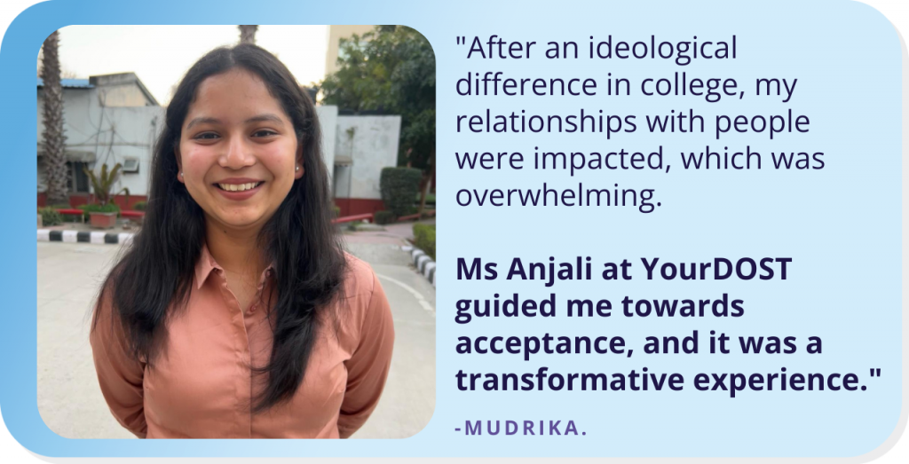 Mudrika’s Story Of Resolving Her Inner Conflicts With Therapy