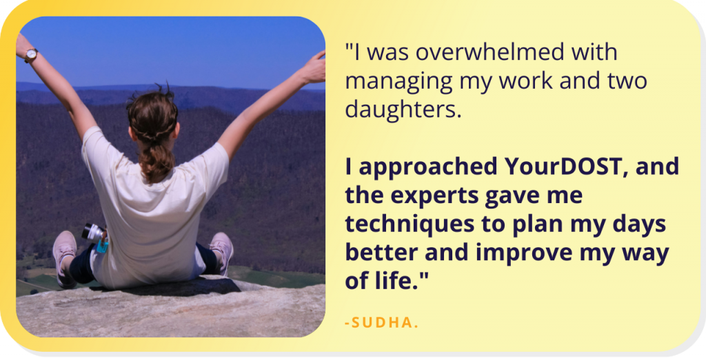 Sudha’s Story Of Enhancing Her Lifestyle With Counseling
