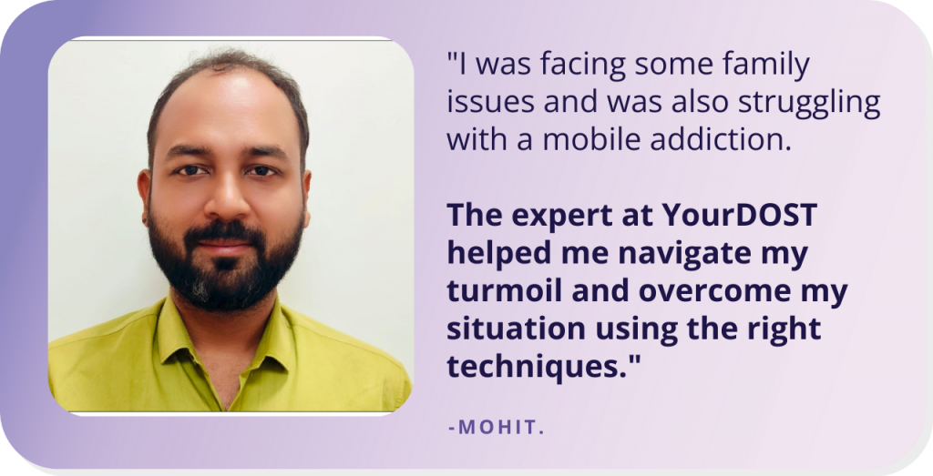 Mohit’s Story Of Overcoming His Social Media Fixation With Therapy