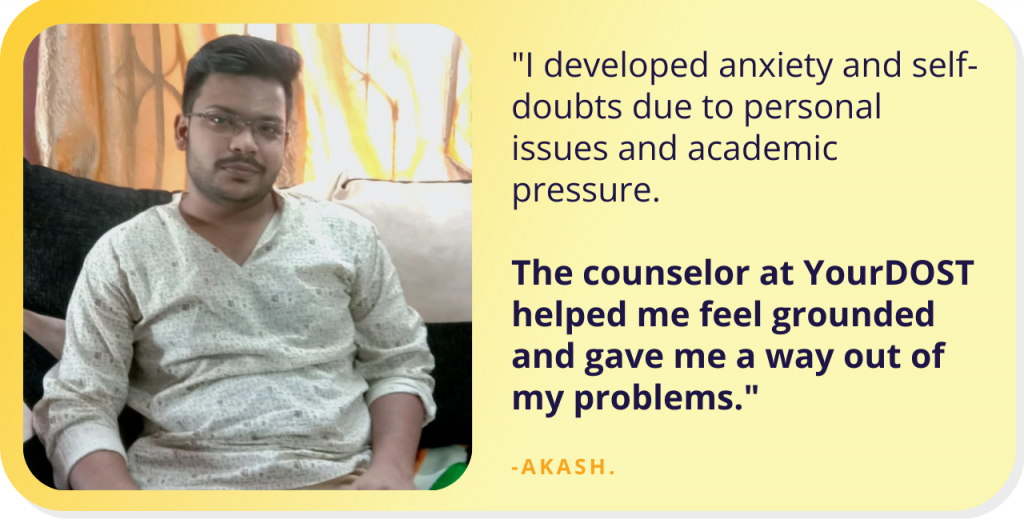 Akash’s Journey Of Severing The Ties Of Self-Doubt Through Therapy