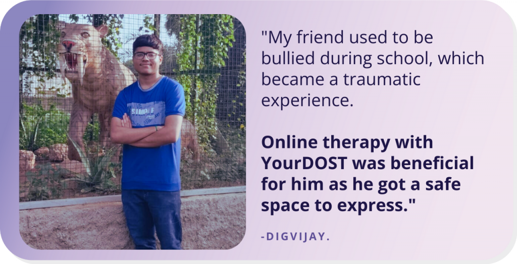 Digvijay’s Tale Of Guiding His Friend Towards Light Through Therapy