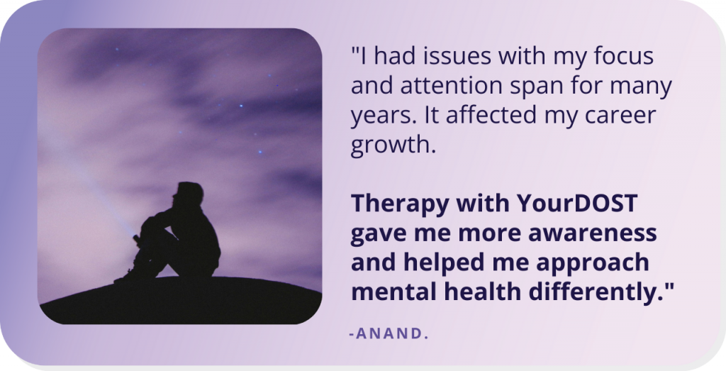 Anand’s Tale Of Commencing His Wellness Journey Through Counseling