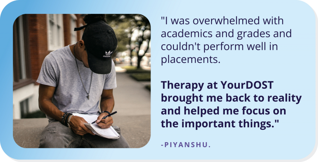 Piyanshu’s Tale Of Overcoming His Academic Challenges With Therapy