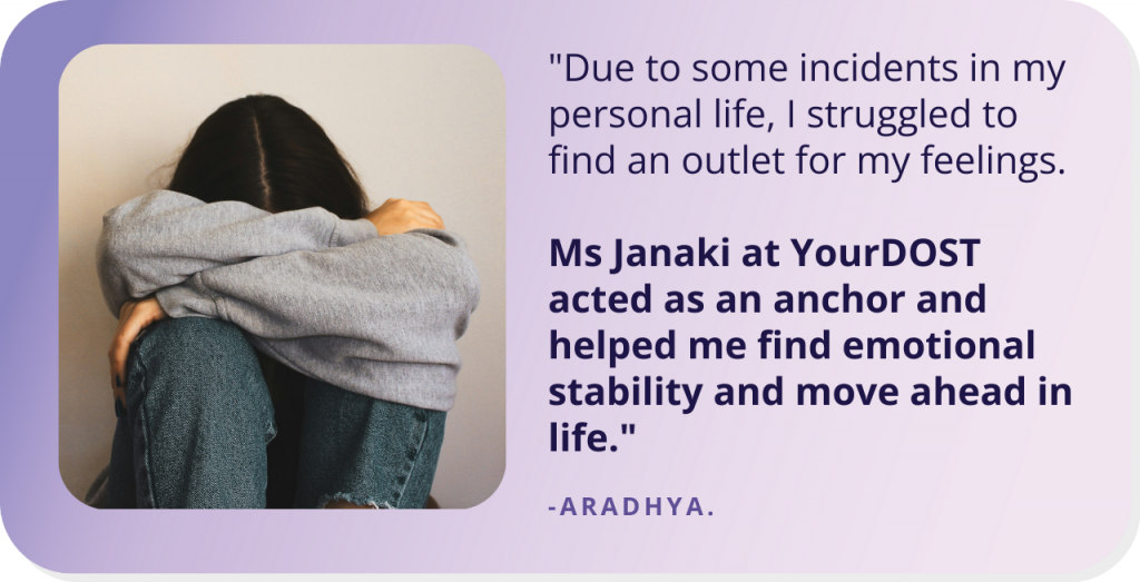 Aradhya’s Story Of Streamlining Her Emotions Towards Healing Through Therapy